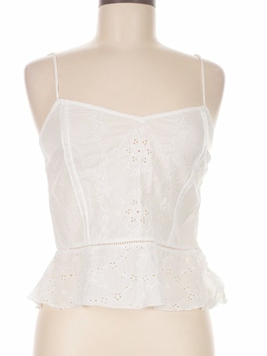 Rebecca Taylor Tops - Rebecca Taylor Eyelet Peplum Camisole Top